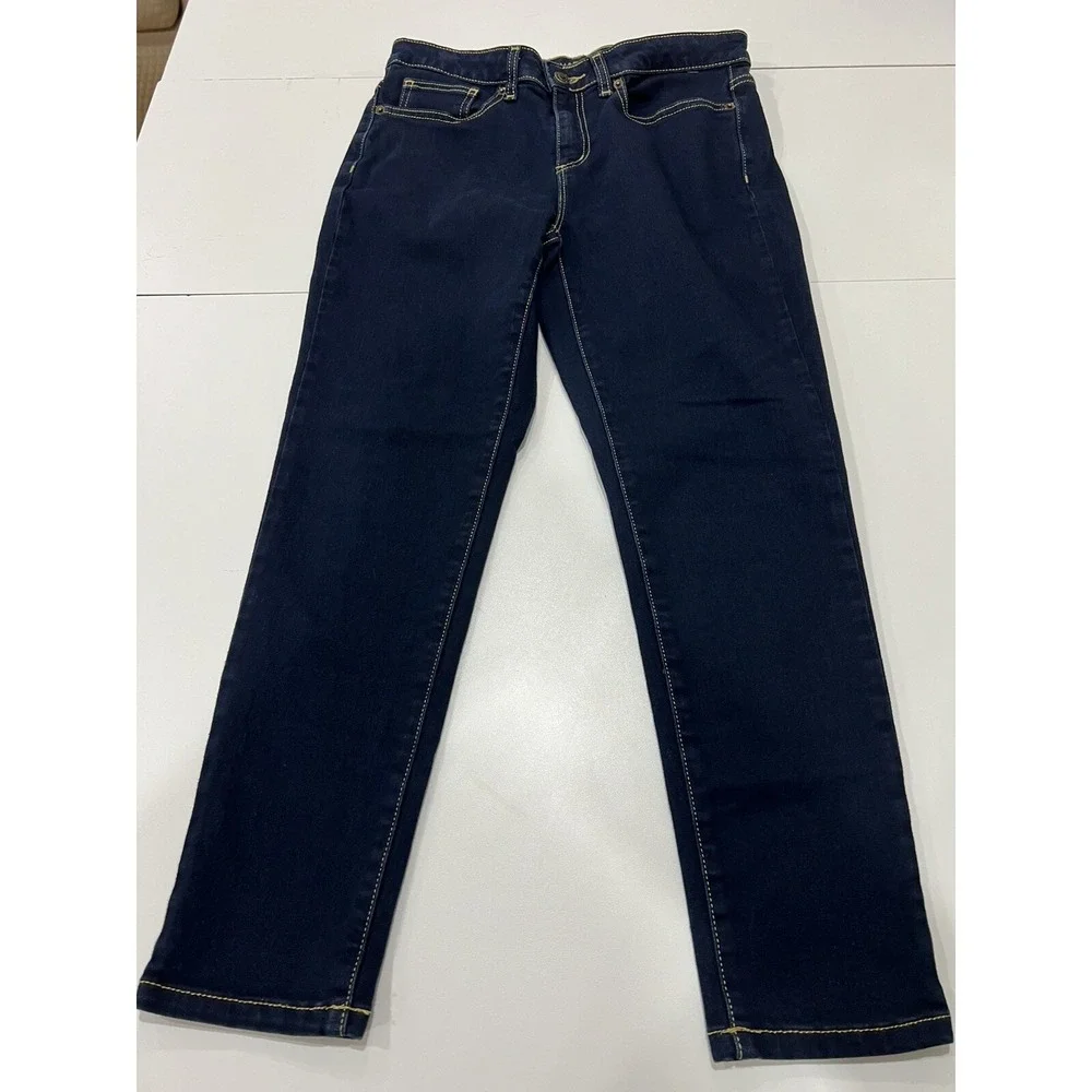 Michael Kors Womens Izzy Cropped Skinny Jeans Size 6 x 25  Dark Denim $99.00